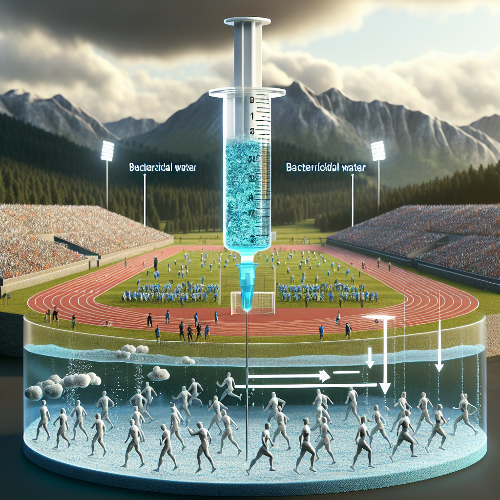 Integrating bactericidal water injections for athlete enhancement Integrating bactericidal water injections for athlete enhancement